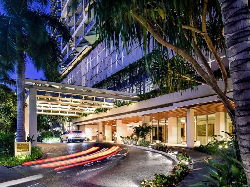 ハワイ高級ホテルコンドミニアムのトランプインターナショナル