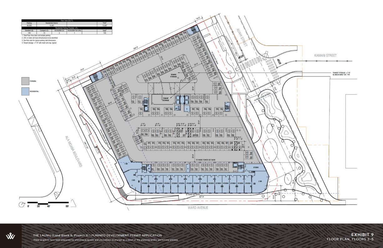 ラウニウ3〜5階図面